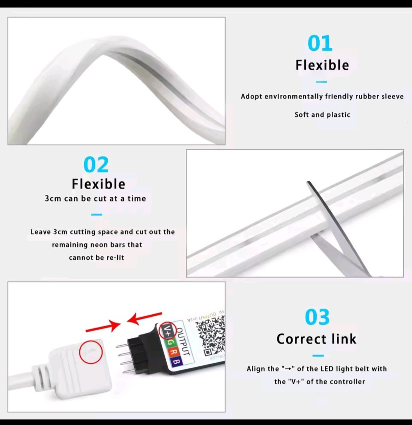 NeonWave RGBIC – Gaming Light Strip